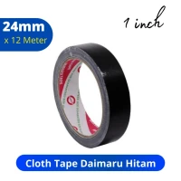 Lakban Kain Hitam / Cloth Tape Daimaru 24mm atau 1inchi